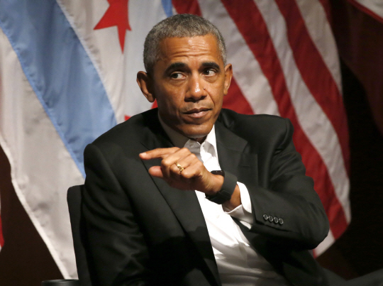 버락 오바마 전 미국 대통령 /시카고=AP연합뉴스