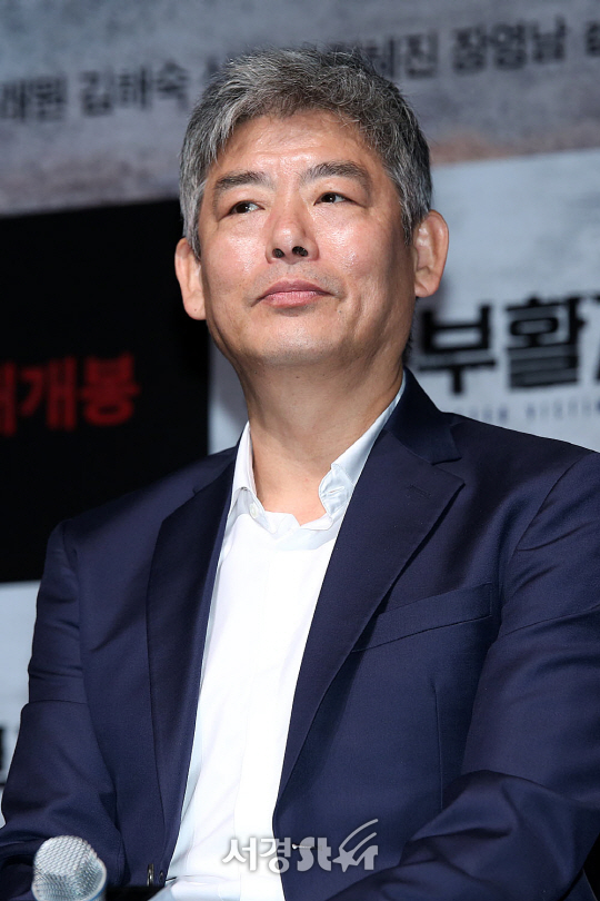 성동일이 7일 오전 서울 강남구 신사동 압구정 CGV에서 열린 영화 ‘희생부활자’ 제작보고회에 참석했다.