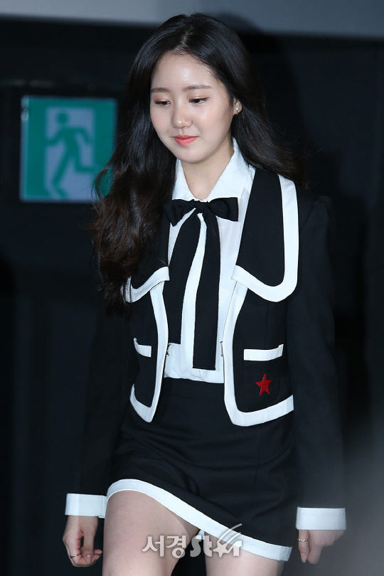 배우 진지희가 8일 오후 서울 용산구 CGV 용산아이파크몰에서 열린 영화 ‘이웃집 스타’ 언론시사회에 참석해 포토타임을 갖고 있다.