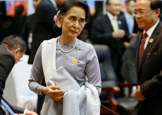 아웅산 수지 미얀마 국가자문역 /AP연합뉴스