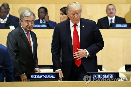 트럼프, 유엔 개혁 강력 촉구…“분담금 공평하게 부담해야”