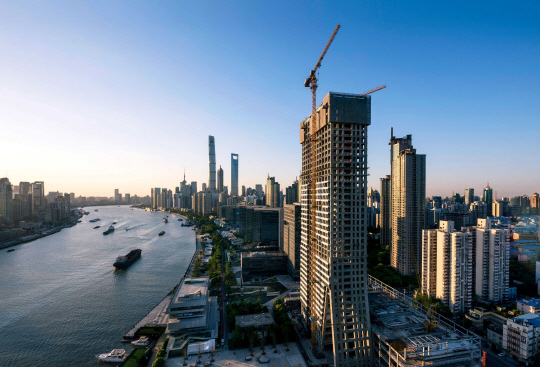 매리엇은 지금 중국 시장에서 대규모 성장을 꾀하고 있다. 사진은 상하이에 건설 중인 신규 5성급 호텔 JW 메리엇 마르퀴스 호텔과 컨퍼런스 센터.