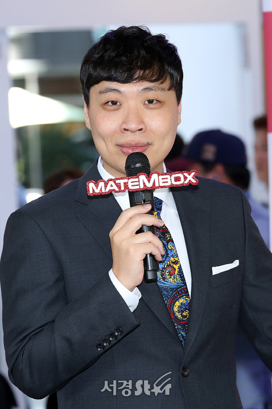 개그맨 이상준이 20일 오후 서울 서초구 서초동 신개념 노래방 메이트엠박스(MATEMBOX) 쇼룸에서 열린 ‘MSTAR 오디션’ 시연회 및 기자간담회에 참석했다.