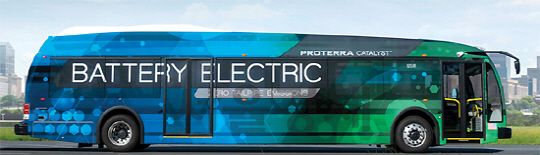 미국 전기버스업체인 프로테라가 만든 전기 버스 /사진제공=프로테라 홈페이지