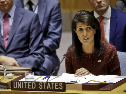 美 유엔대사 '제재, 北 무모한 행동 줄이는 것'...필요성 강조