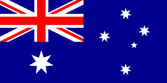 호주(오스트레일리아) 국기. /위키피디아