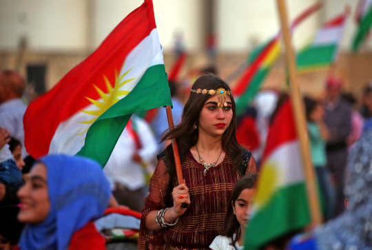 이라크 쿠르드정부 수반 “독립투표 승리” 선언