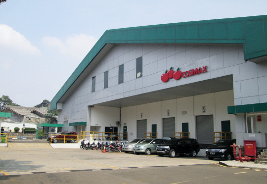 코스맥스 동남아 생산기지인 인도네시아 생산공장 전경