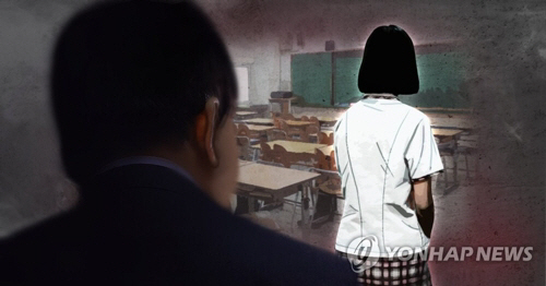 과도한 체벌과 성적 수치심을 일으키는 발언을 한 교사에게 벌금형이 내려졌다./ 연합뉴스