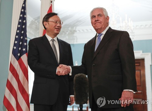 틸러슨 美국무 중국 방문, “북핵 문제 논의한다”