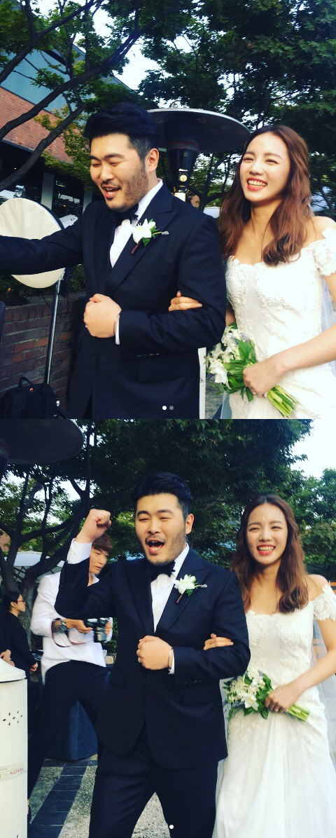 윤종신, 김기방♥김희경 결혼식 현장 사진 공개…“좋니?”