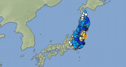 일본 후쿠시마현 인근서 규모 5.9 지진…“쓰나미 우려 없어”