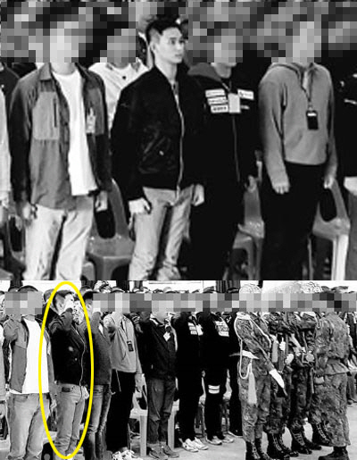 ‘입대’ 김수현 빡빡머리 사진 공개?! 맨 앞에서 충성 “벌써 군기가 바짝 들었네 멋집니다”
