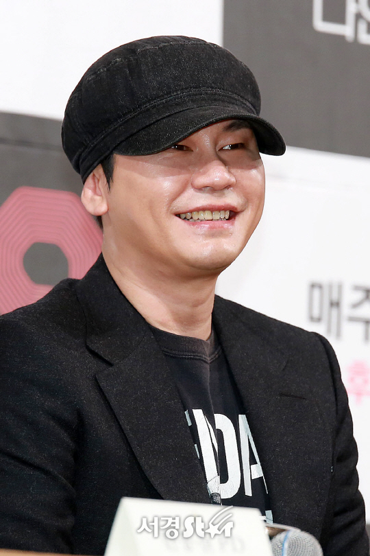 YG 양현석대표가 27일 오후 서울 강남구 논현동 임피리얼팰리스 서울에서 열린 JTBC 새 예능 ‘믹스나인’ 제작발표회에 참석했다.