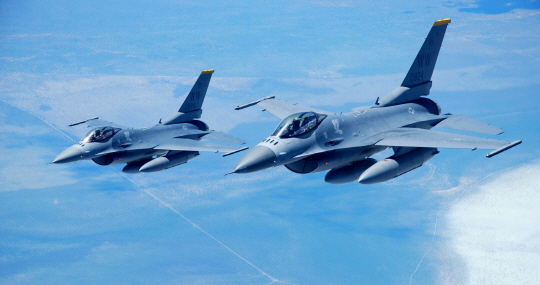 미 공군이 운용하는 F-16 전투기 모습/사진제공=미 태평양 공군 홈페이지