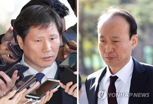안봉근 (왼쪽), 이재만 (오른쪽) 전 비서관 /연합뉴스