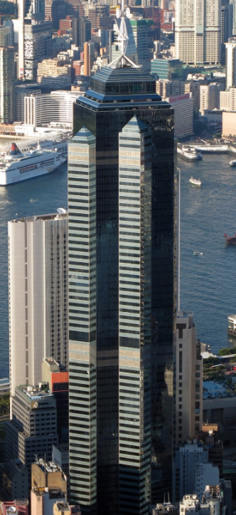 세계 최고가 부동산 거래로 기록된 홍콩의 ‘더센터’ 빌딩. /위키피디아 캡처