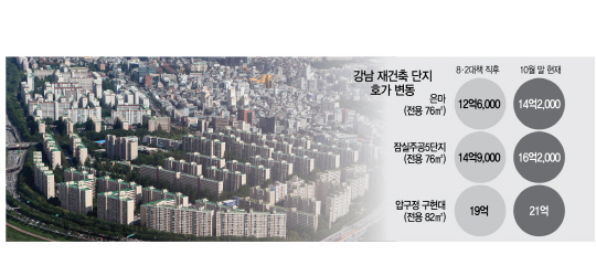 서울 주택시장 관망세 짙어지는데...강남 재건축 나홀로 상승세