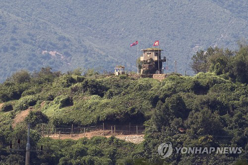 지난 5일 우리 군이 최전방 비무장지대에서 북쪽을 향해 실수로 기관총 수발을 발사했다./연합뉴스