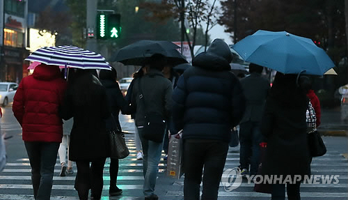 내일날씨, 전국 흐리고 비...낮 최고 기온은 21도