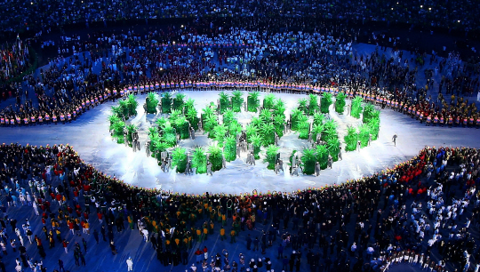 리우올림픽 개막식 장면. /사진출처=IOC