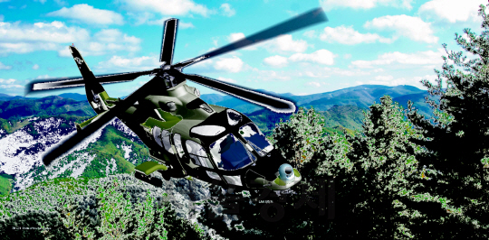 오는 2021년 선보일 예정인 국산 경공격 헬기 LAH 작전 상상도. 군은 500MD 계열과 코브라 공격 헬기, Bo-105 헬기 등을 도태시키고 LAH를 도입할 계획이다.