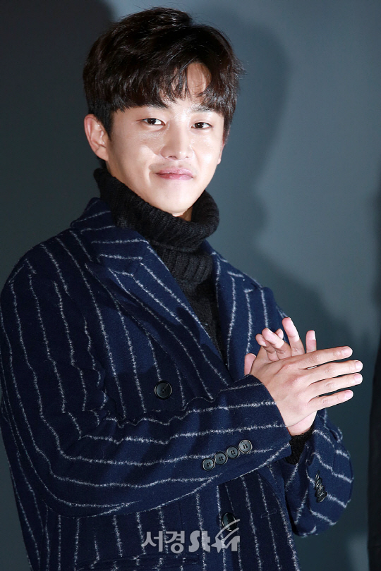 배우 김민석이 11일 오후 서울 용산구 CGV 용산아이파크몰에서 진행된 영화 ‘미옥’ 무대인사에 참석했다.