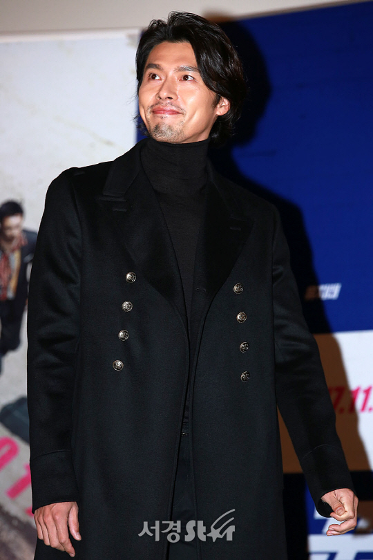 배우 현빈이 13일 오후 서울 영등포구 영등포 CGV에서 열린 영화 ‘꾼’ 꾼나잇 스페셜 토크에 참석했다.