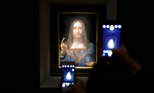 다빈치의 그림 중 하나인 ‘살바토르 문디(구세주)’ /EPA연합뉴스