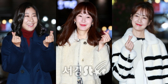 배우 라미란, 명세빈, 이요원이 16일 오후 서울 영등포구 한 음식점에서 열린 tvn 수목드라마 ‘부암동 복수자들’ 종방연에 참석했다.
