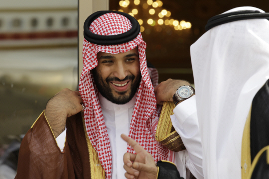 사우디아라비아의 최고 실세 모하마드 빈살만 왕세자/리야드=AP연합뉴스