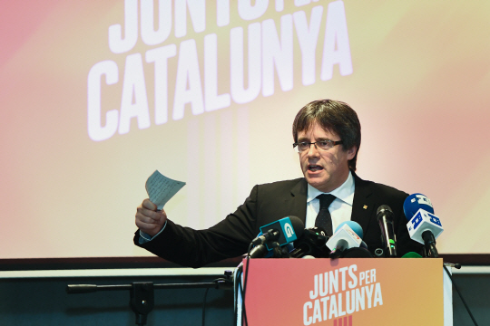 카를레스 푸지데몬 전 스페인 카탈루냐 자치정부 수반 /AFP연합뉴스