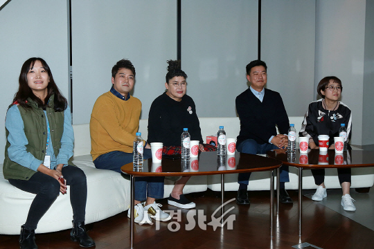 강성아PD 및 출연진들이 27일 오후 서울 마포구 상암동 상암 MBC에서 열린 MBC 파일럿 예능 ‘전지적 참견 시점’ 기자간담회에 참석했다.