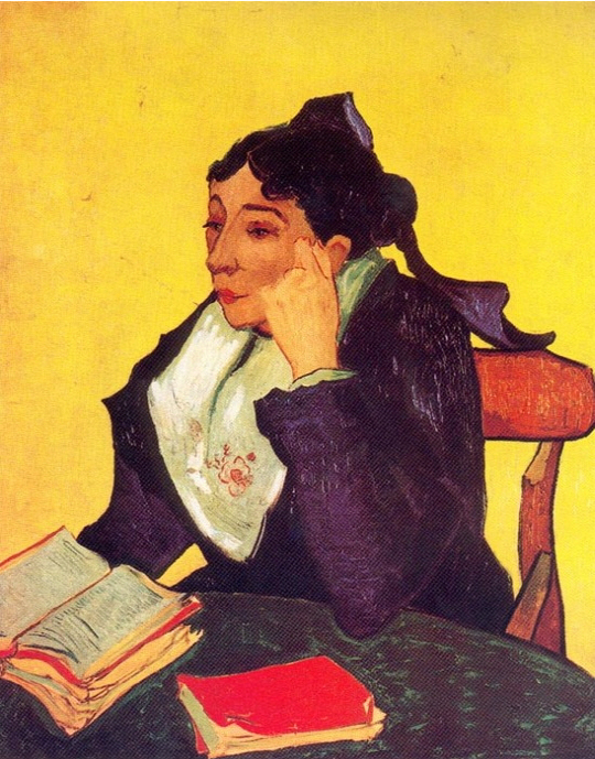 빈센트 반 고흐 <아를의 지누 부인>, 1888, 캔버스에 유채, 뉴욕 메트로폴리탄 미술관.