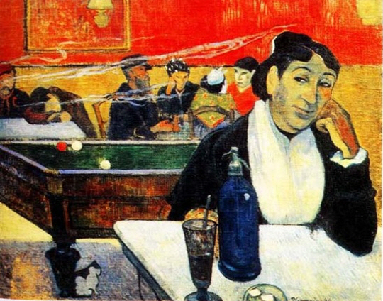 폴 고갱 <아를의 밤의 카페>, 1888, 캔버스에 유채, 모스크바 푸쉬킨 미술관.