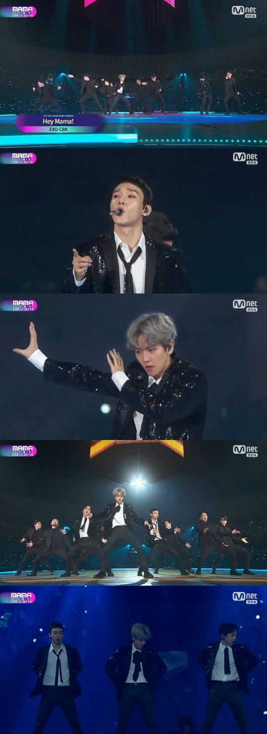 [2017 MAMA] 엑소 첸백시, 무대 가득 채운 에너지…선곡 센스까지 'Good'