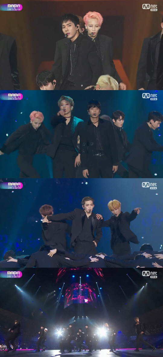 [2017 MAMA] '한솥밥 식구' 세븐틴X뉴이스트 W, 17명이 만들어 낸 압도적인 군무