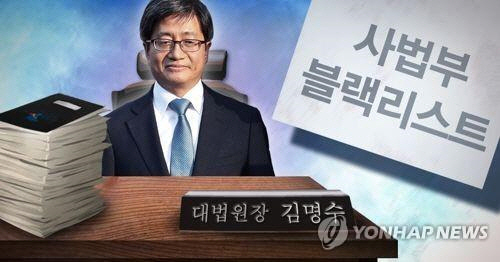 ‘사법부 블랙리스트’ 의혹을 조사 중인 법원 추가조사위원회가 관련 문건이 저장된 것으로 의심받는 행정처 컴퓨터에 대한 조사에 착수한 것으로 알려졌다. /연합뉴스