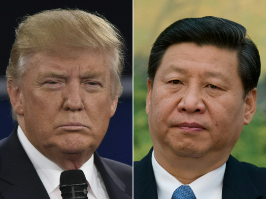 도널드 트럼프 미국 대통령과 시진핑(오른쪽) 중국 국가주석/AFP연합뉴스