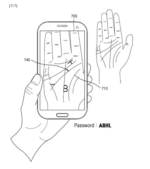 삼성전자, 손금으로 스마트폰 암호 찾는 특허 출원