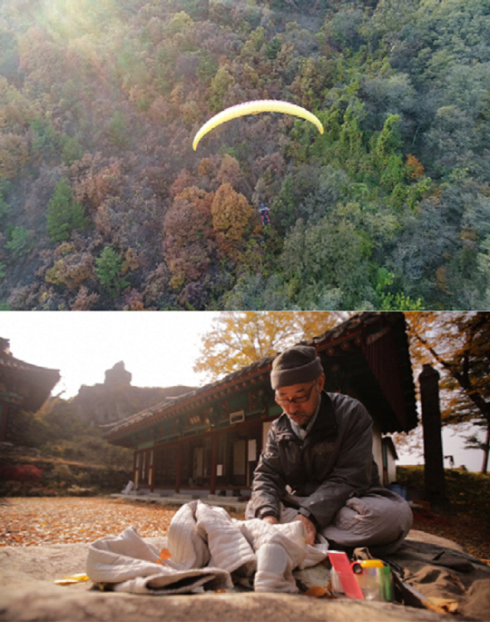 ‘한국기행’ 월악산 패러글라이딩 스님의 색소폰 소리 흐르는 암자