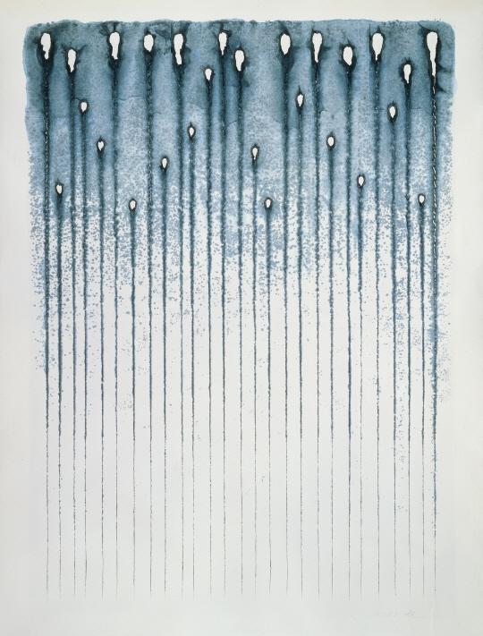 권영우 ‘무제’ 1985년작, 화선지에 먹과 과슈, 224x170cm /사진제공=국립현대미술관