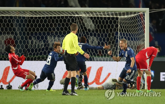 ‘이데구치 골’ 일본, 북한에 1-0 승리…동아시안컵 선두 등극