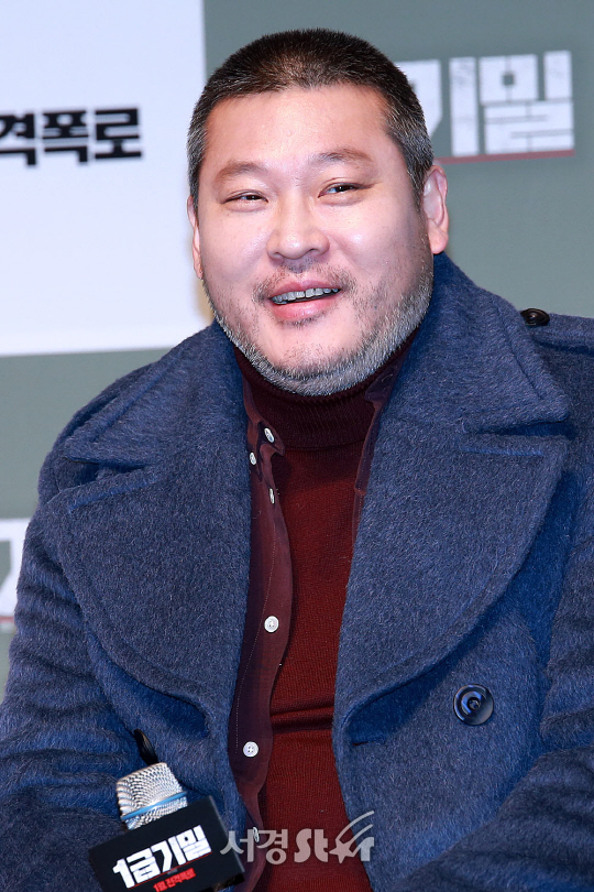 배우 최무성이 11일 오전 서울 강남구 신사동 압구정 CGV에서 열린 영화 ‘1급기밀’ 제작보고회에 참석했다.