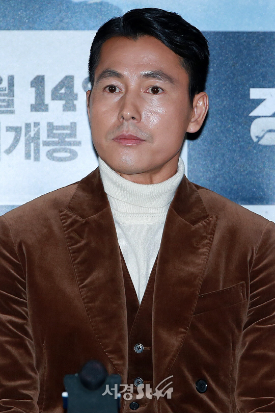 배우 정우성이 11일 오후 서울 용산구 CGV 용산아이파크몰에서 열린 영화 ‘강철비’ 언론시사회에 참석했다. /사진=지수진 기자