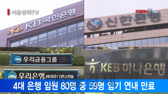 [서울경제TV] 은행권 연말 인사 태풍...갈등해소·세대교체 기대