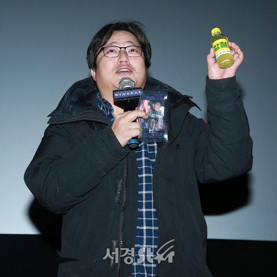 배우 곽도원이 16일 오후 서울 강남구 메가박스 코엑스에서 열린 영화 ‘강철비’ 무대인사에 참석했다.