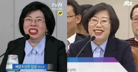 정이랑, SNL에서 빛나는 활약 '윤진숙 인사청문회 패러디'로 히트
