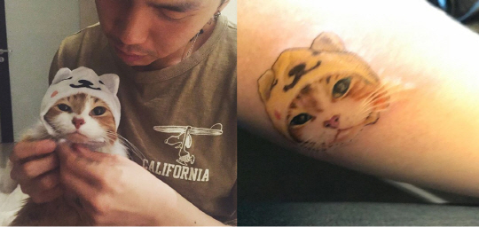 ‘라디오스타’ 박원, 문신으로 남긴 고양이 ‘원두’ 사랑