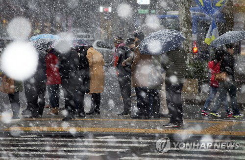 내일날씨, 중부지역 많은 눈 내릴 전망...미세먼지↑